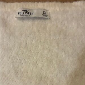 Hollister Soft Cream Knit Top